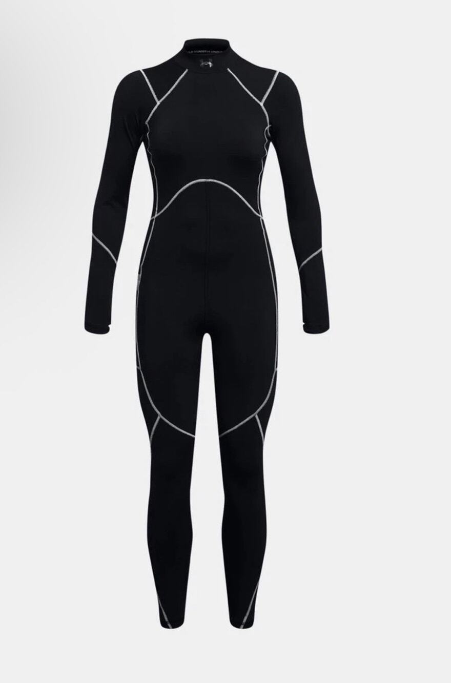 Under Armour UA ColdGear Bodysuit (XS) Women's NEW Black Retail $150 Jumpsuit